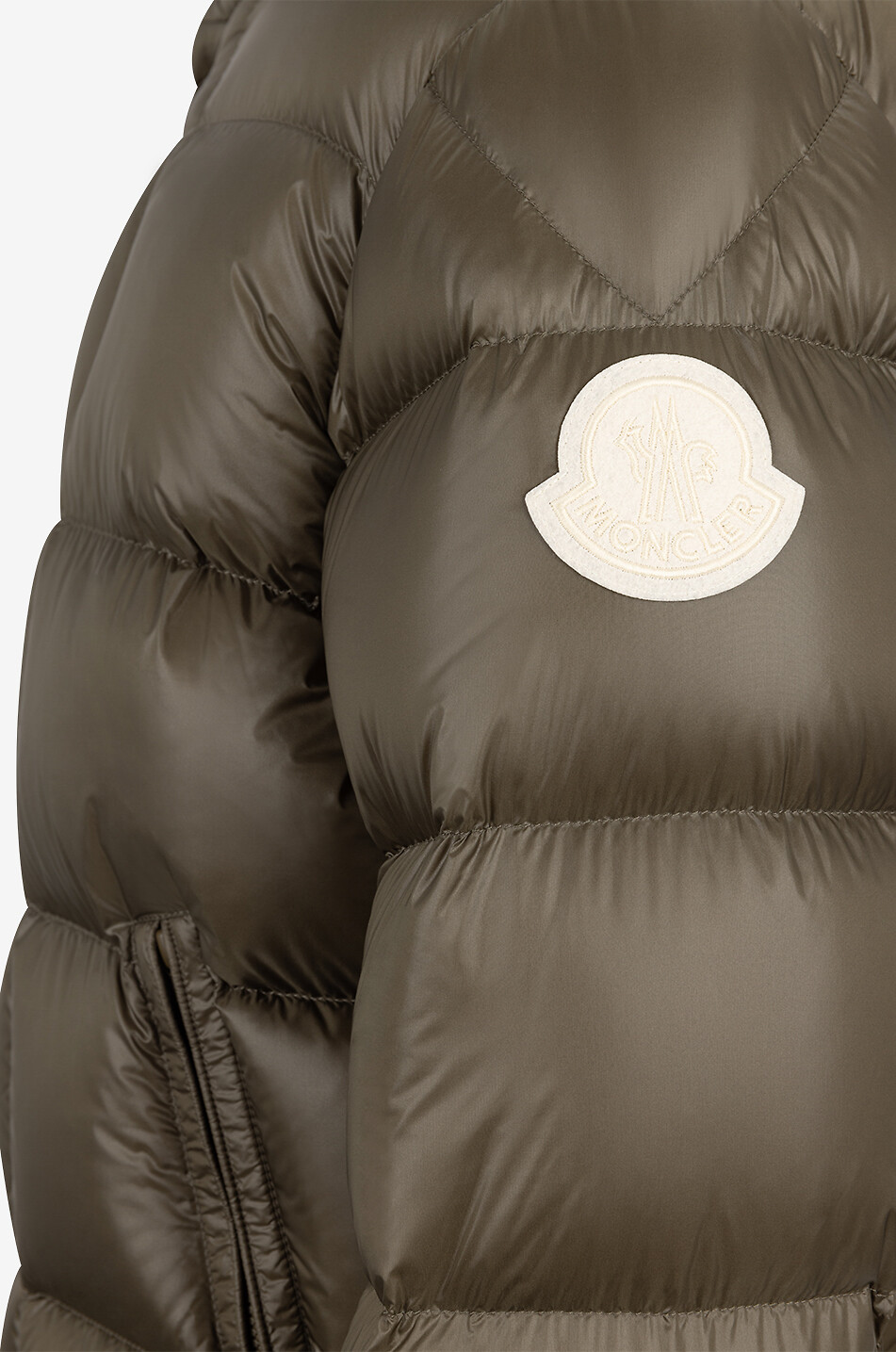 MONCLER Doudoune courte à col montant Dervox Homme VERT FONCÉ 3