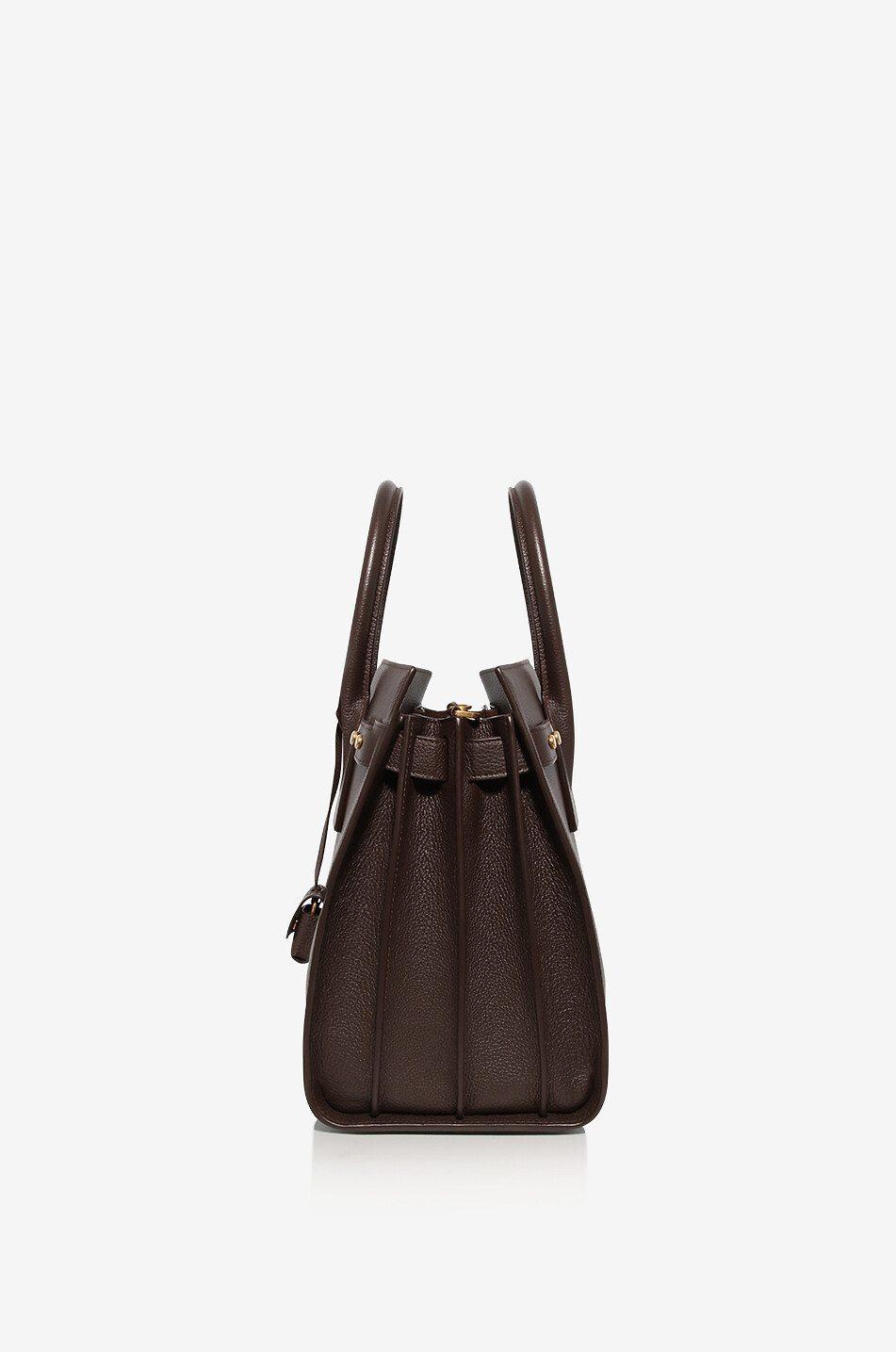 SAINT LAURENT PARIS Handtasche aus genarbtem Leder Sac de Jour Small Damen DUNKELBRAUN 4