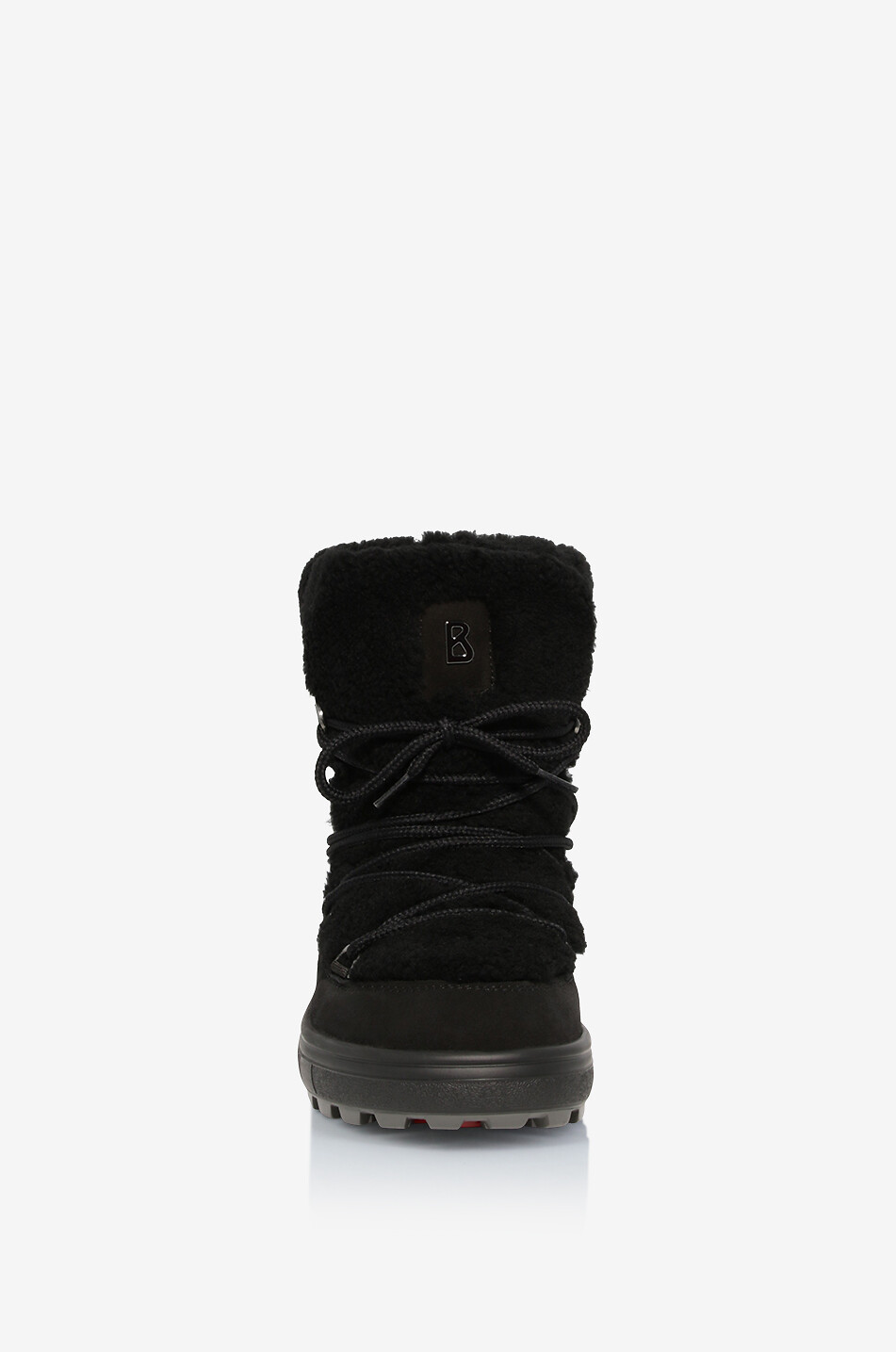 BOGNER Chamonix leather and shearling snow boots Women BLACK 2