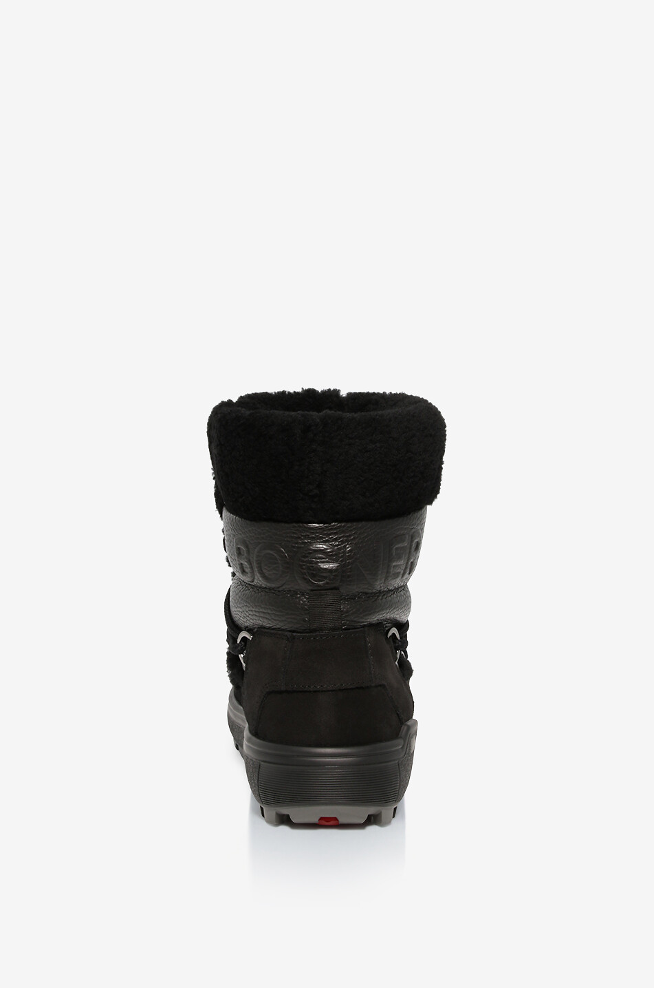 BOGNER Chamonix leather and shearling snow boots Women BLACK 4