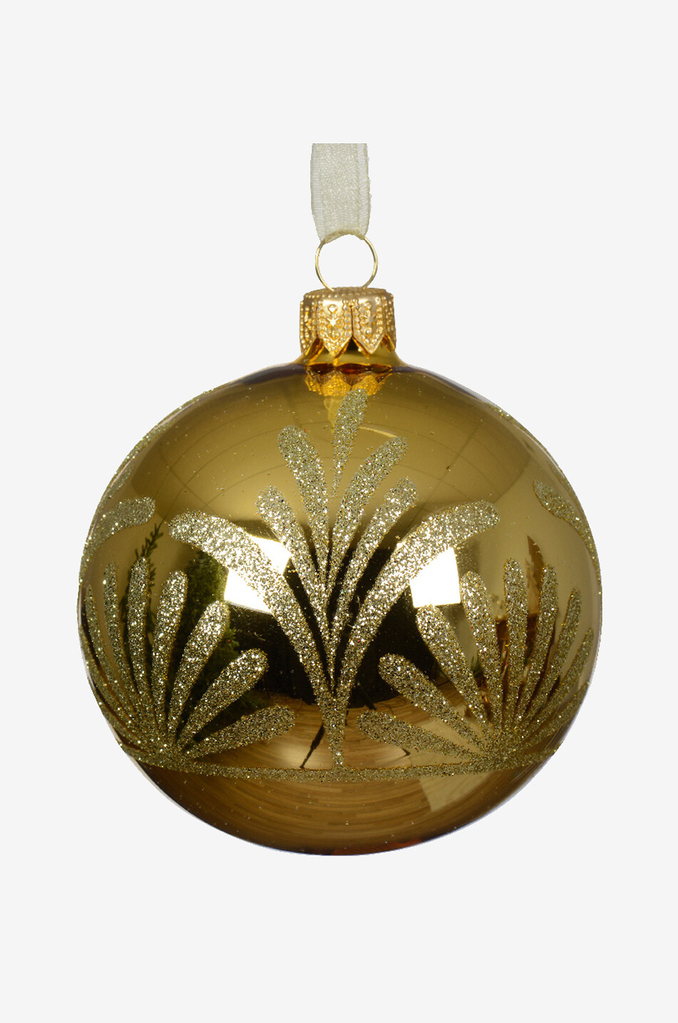 Boule de Noël Leaves - D8