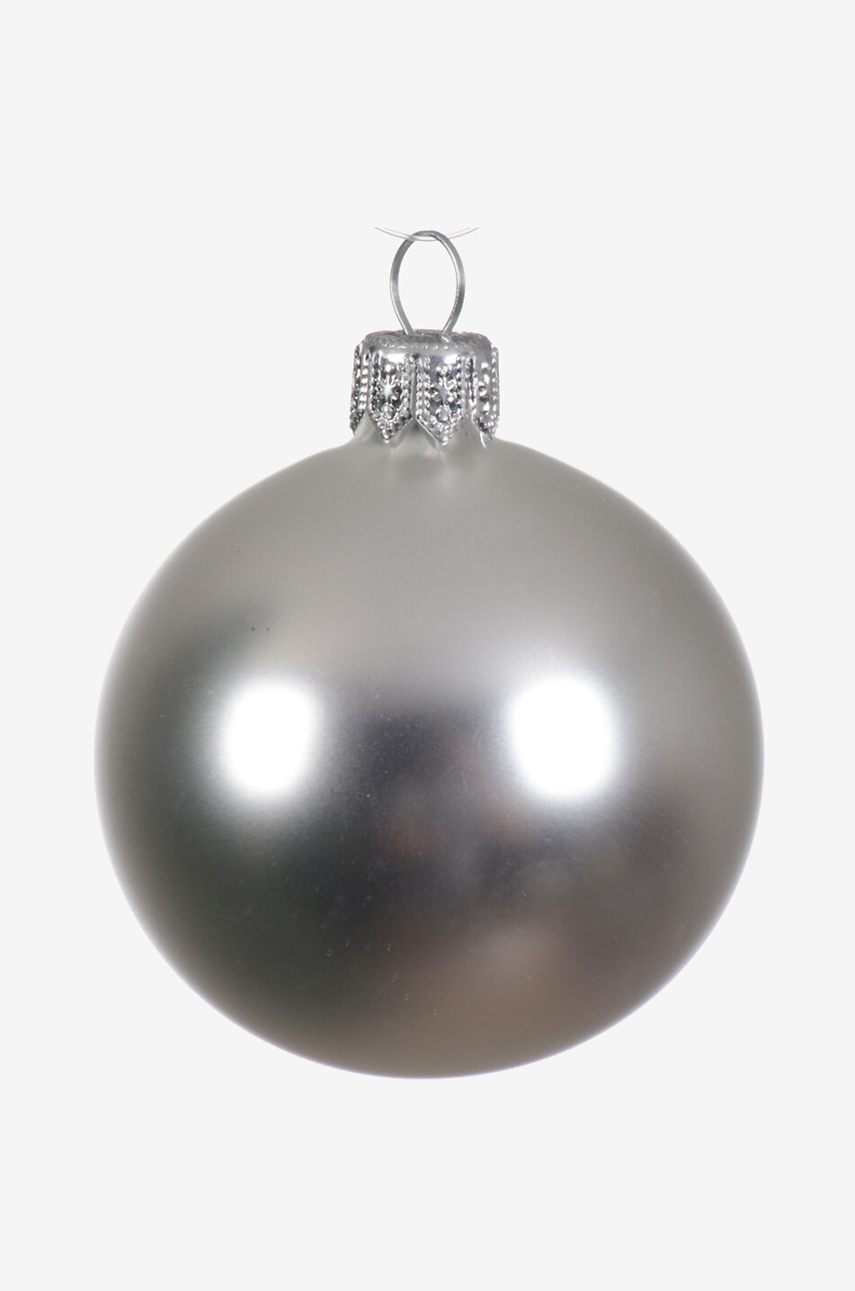 Boule de Noël en verre mat - D8