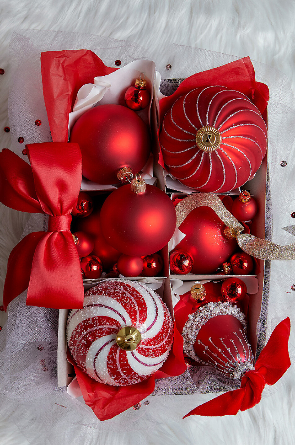 Matte Christbaumkugel - D8
