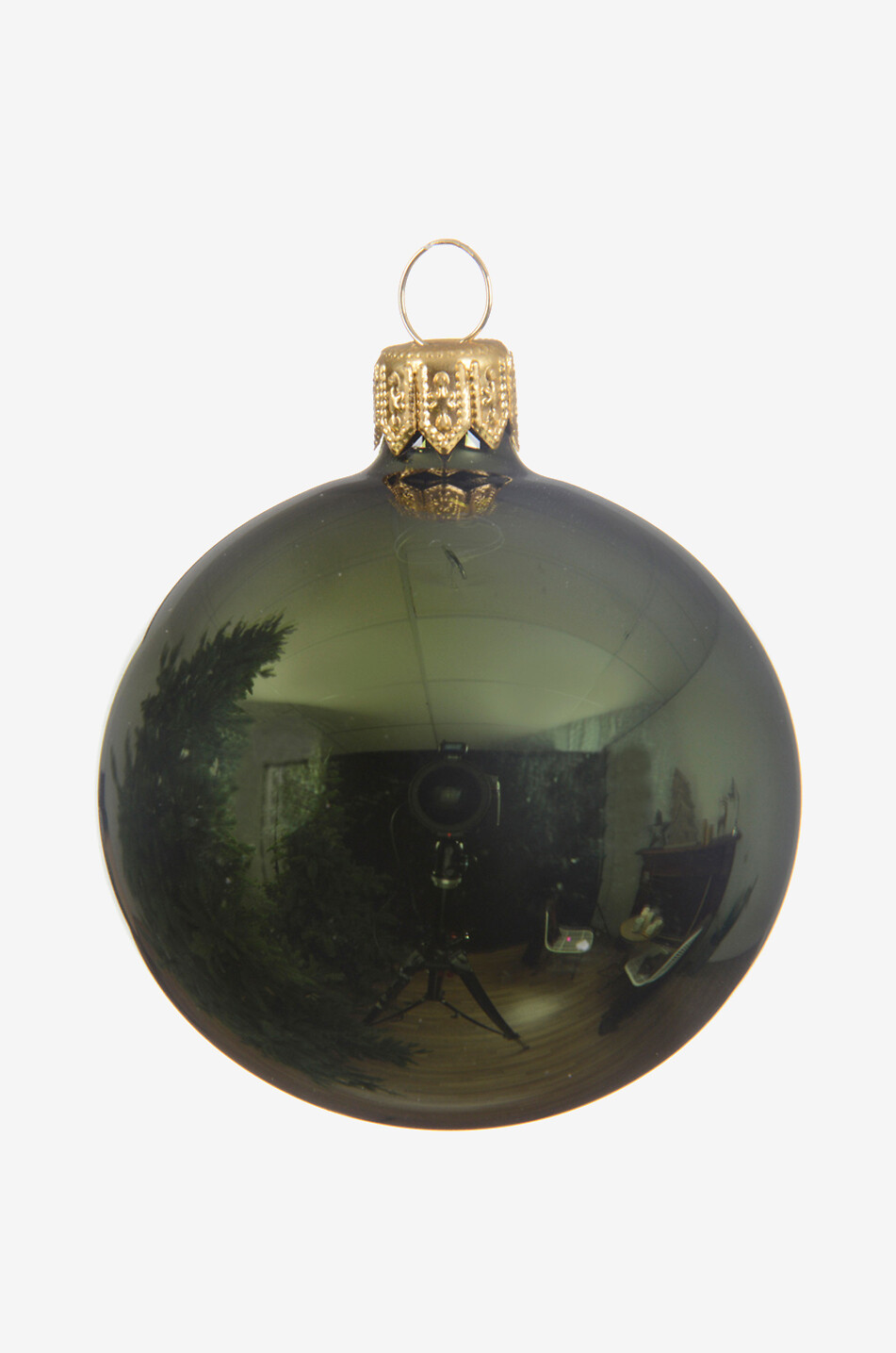 Glänzende Christbaumkugel - D8