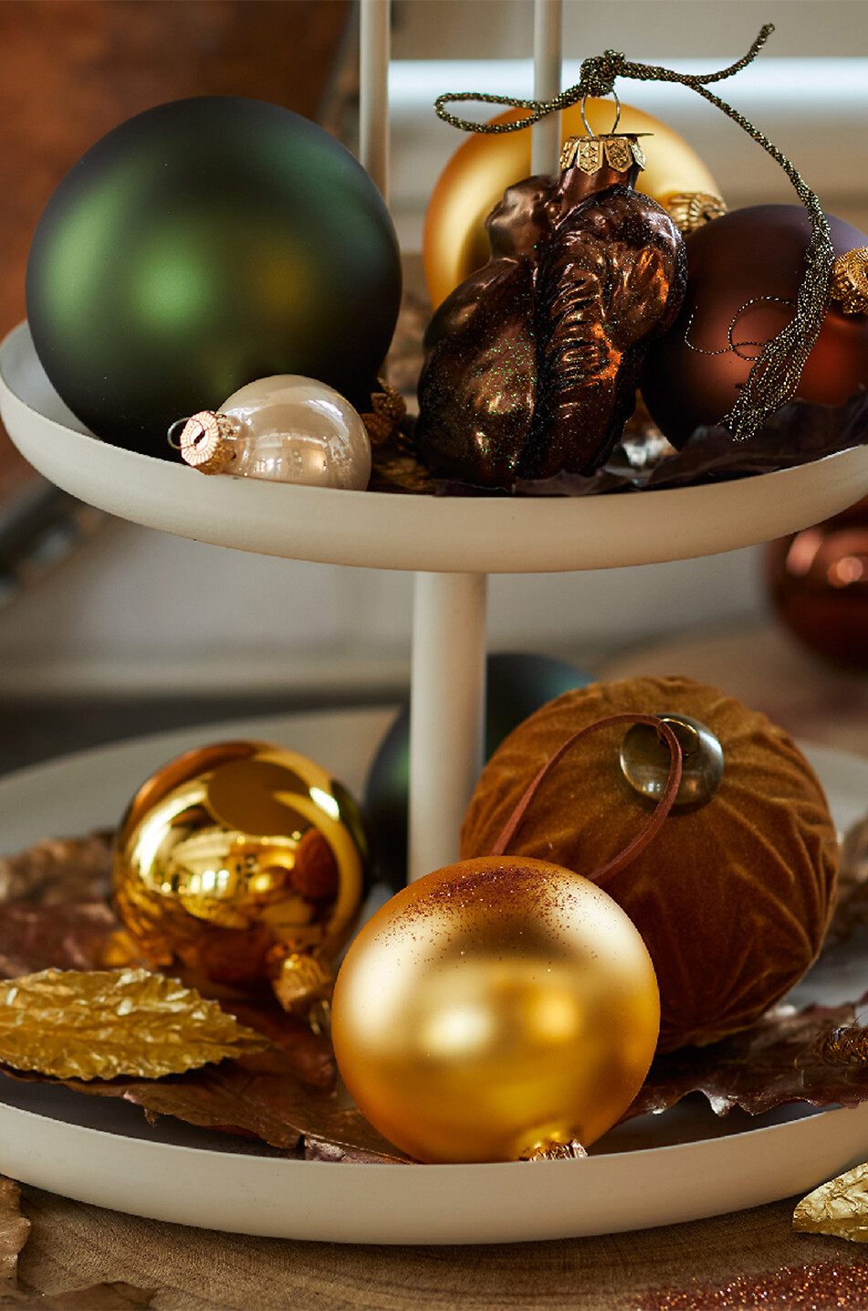 Matte Christbaumkugel - D8