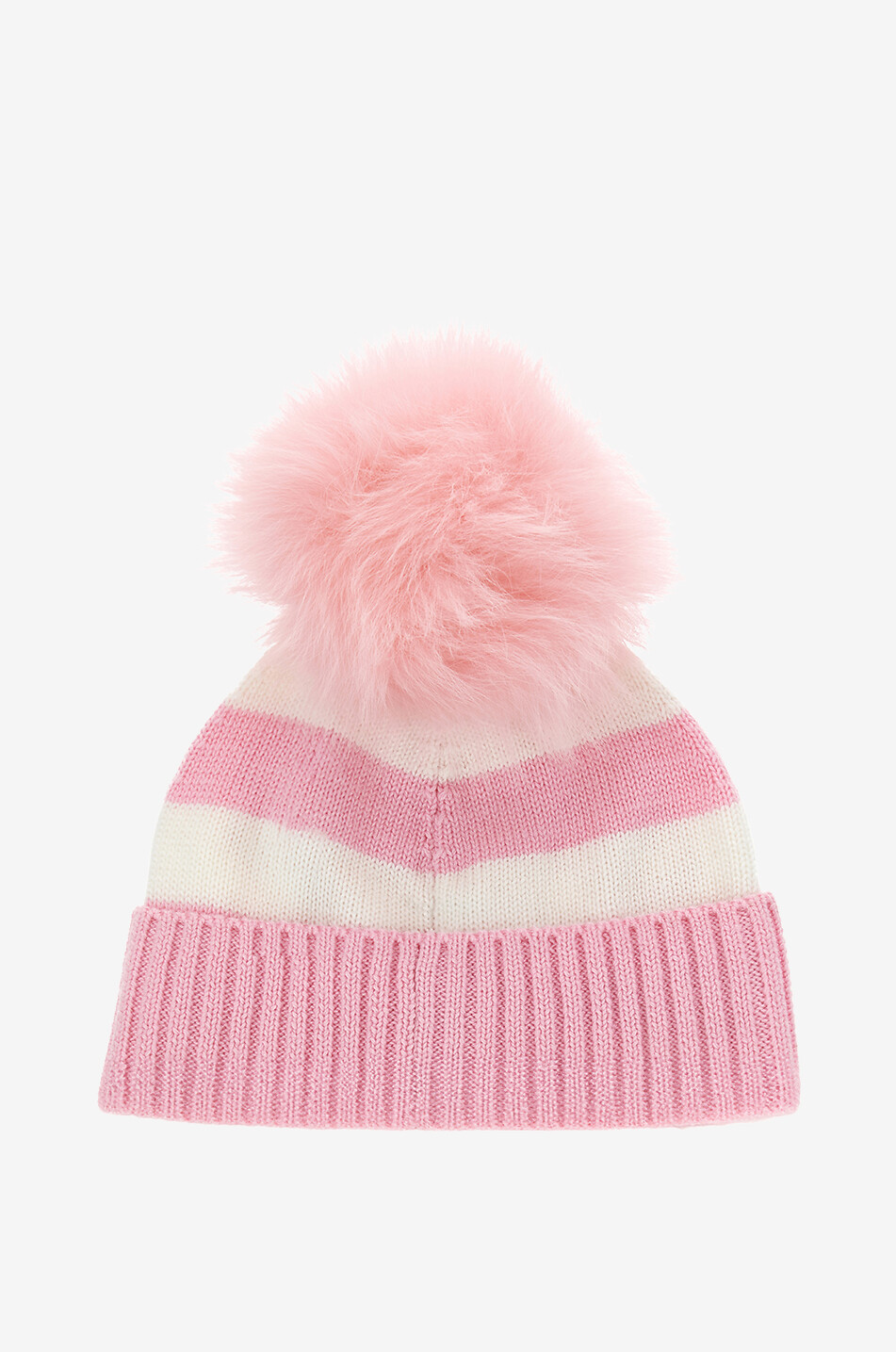 MONNALISA Bonnet rayé à pompon fille Barbie Fille ROSE 2