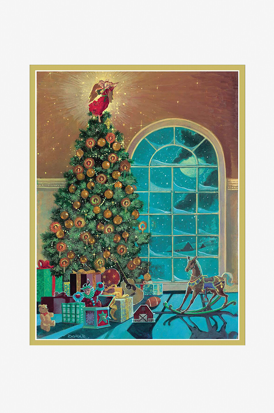 CASPARI Christmas Eve set of 15 Christmas cards Home MULTI COLOURED 1