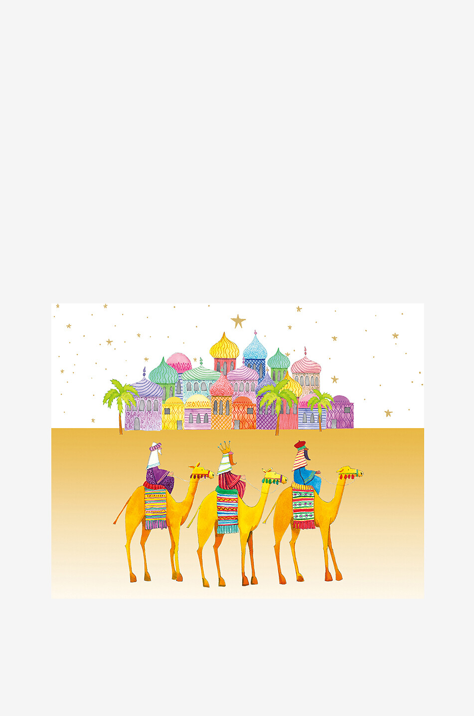 We Three Kings set of 5 Christmas cards