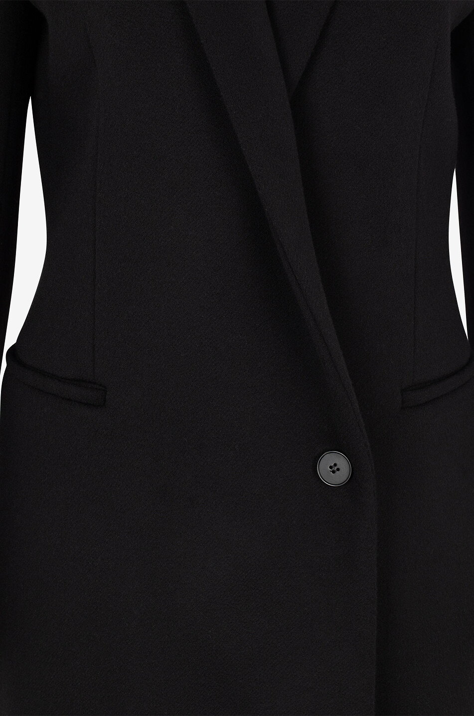 ALEXANDER McQUEEN Manteau croisé en laine et cachemire Stacked Shoulder Femme NOIR 3