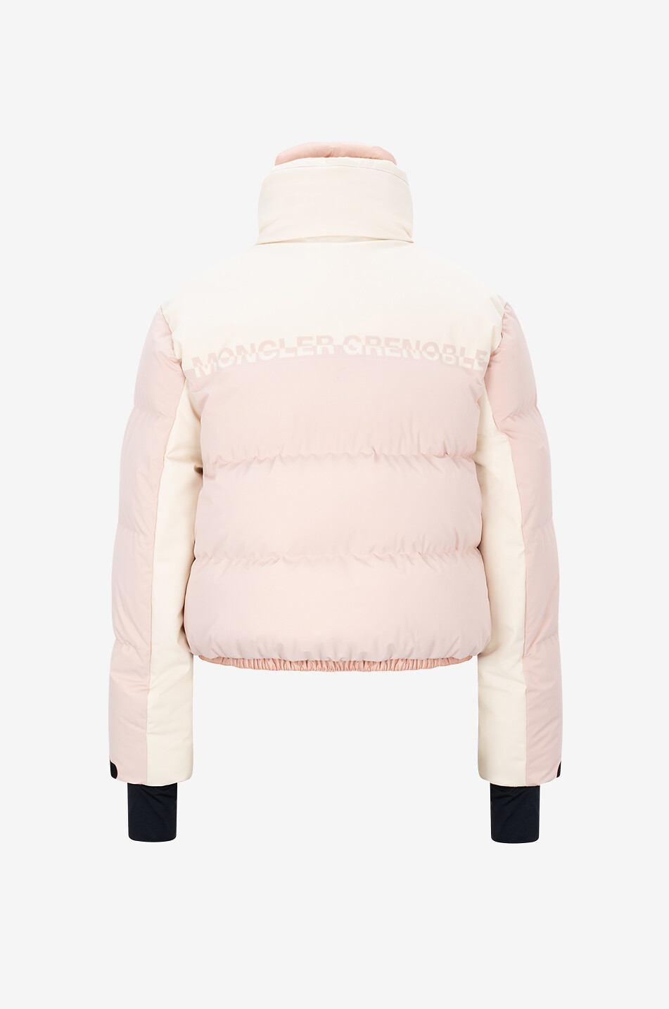 MONCLER GRENOBLE Kurze zweifarbige Ski-Daunenjacke Stennes Damen ROSA 2