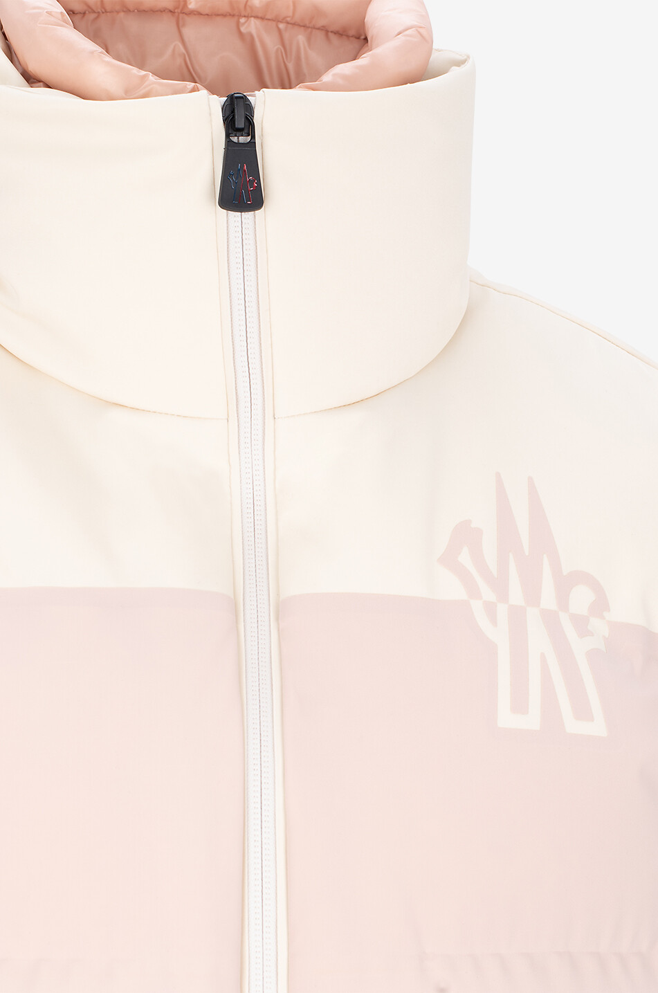 MONCLER GRENOBLE Kurze zweifarbige Ski-Daunenjacke Stennes Damen ROSA 3