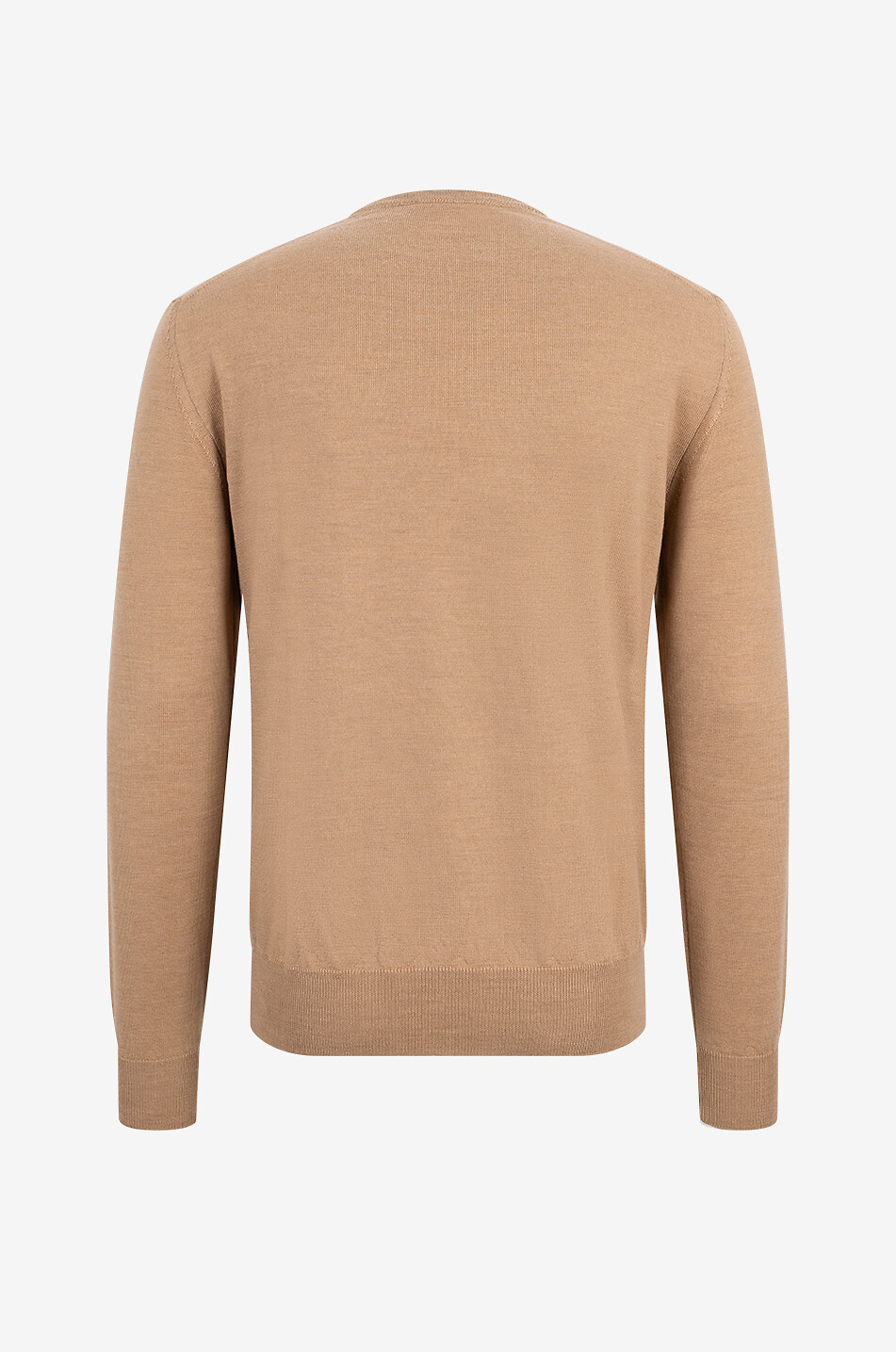 AURELIEN Pull fin à col rond en Cashwool Homme BEIGE 2
