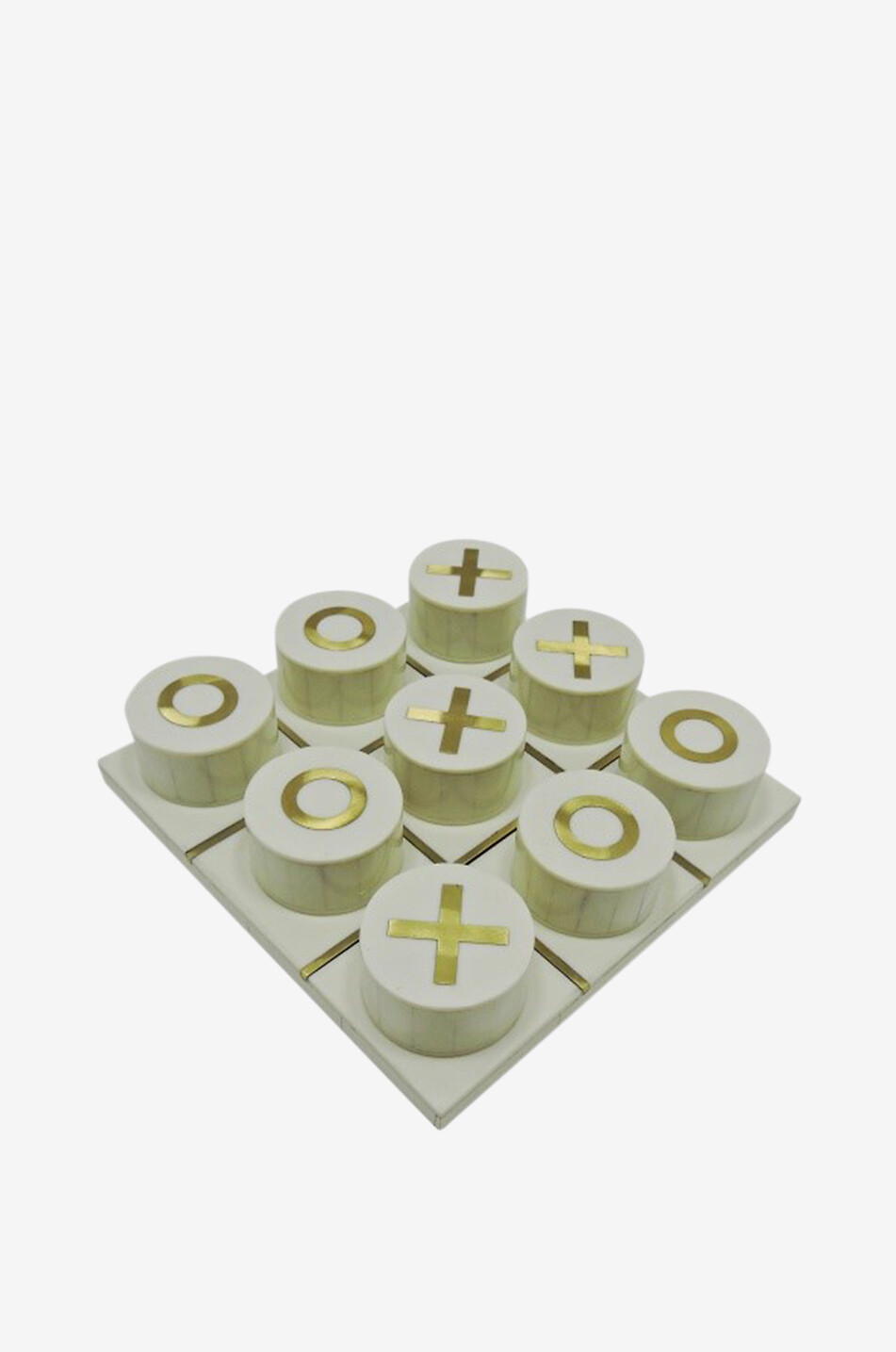 JF. THE REBORN HOME Spielbrett aus Harz und Messing OXO Ivory Haus WEISS 1
