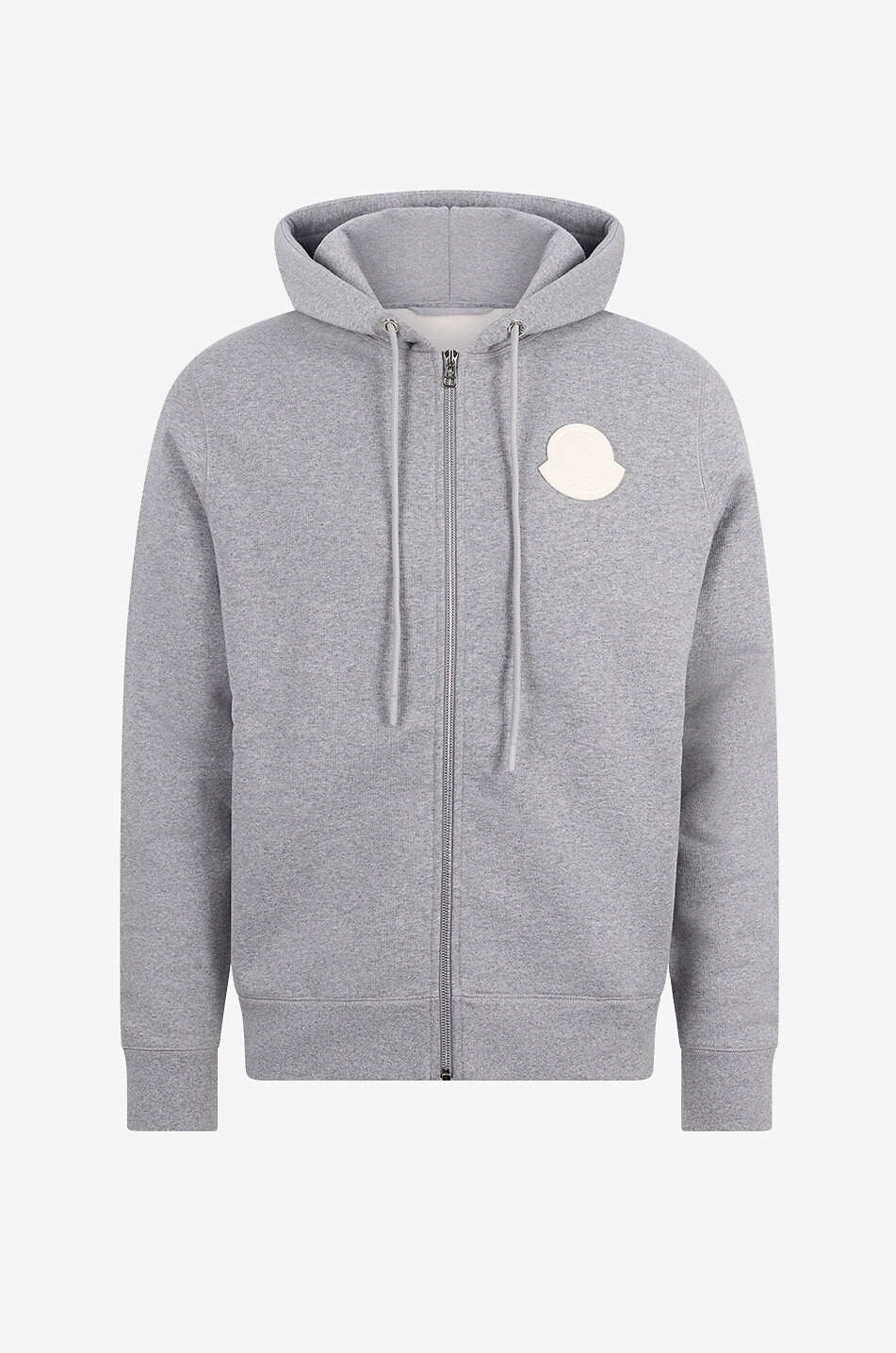 Sweat-shirt zippé à capuche et patch logo XL