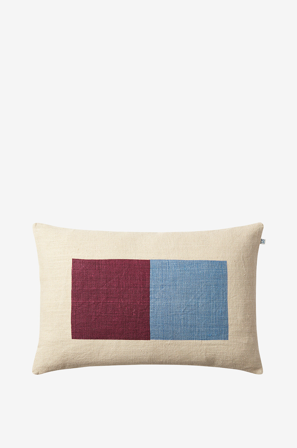 Rechteckige Kissenhülle aus Leinen Deepak