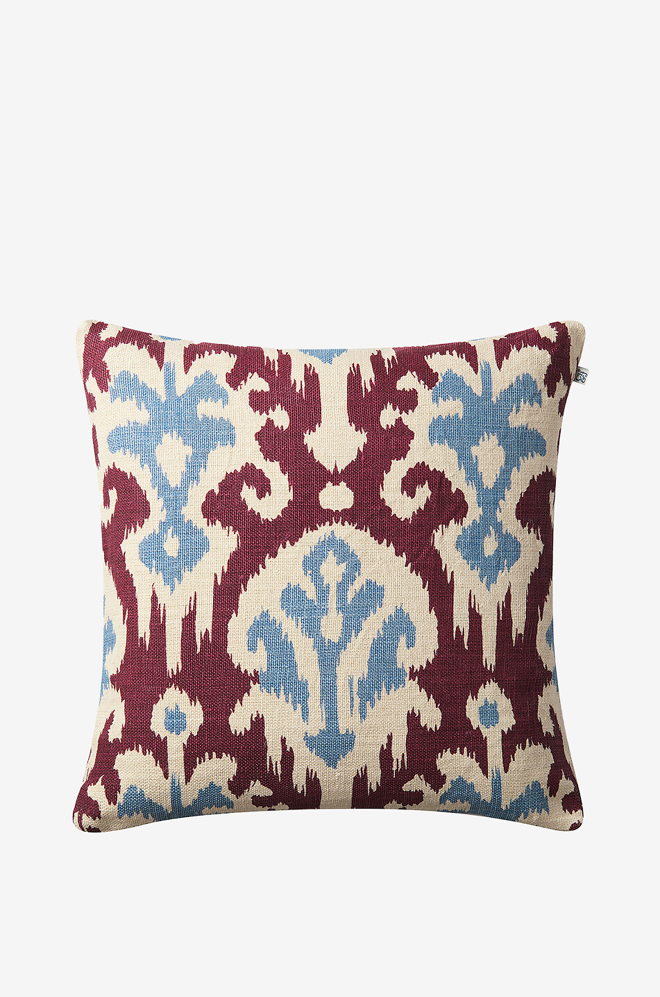 Adi printed linen square cushion cover