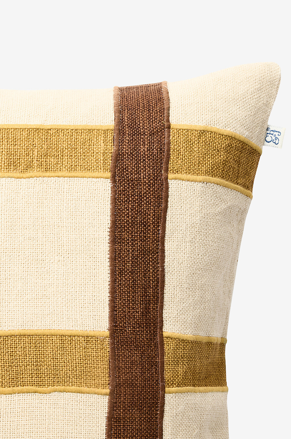 CHHATWAL & JONSSON Housse de coussin carrée en lin imprimé Kiran Maison MULTICOLORE 3