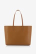 Smooth leather tote bag