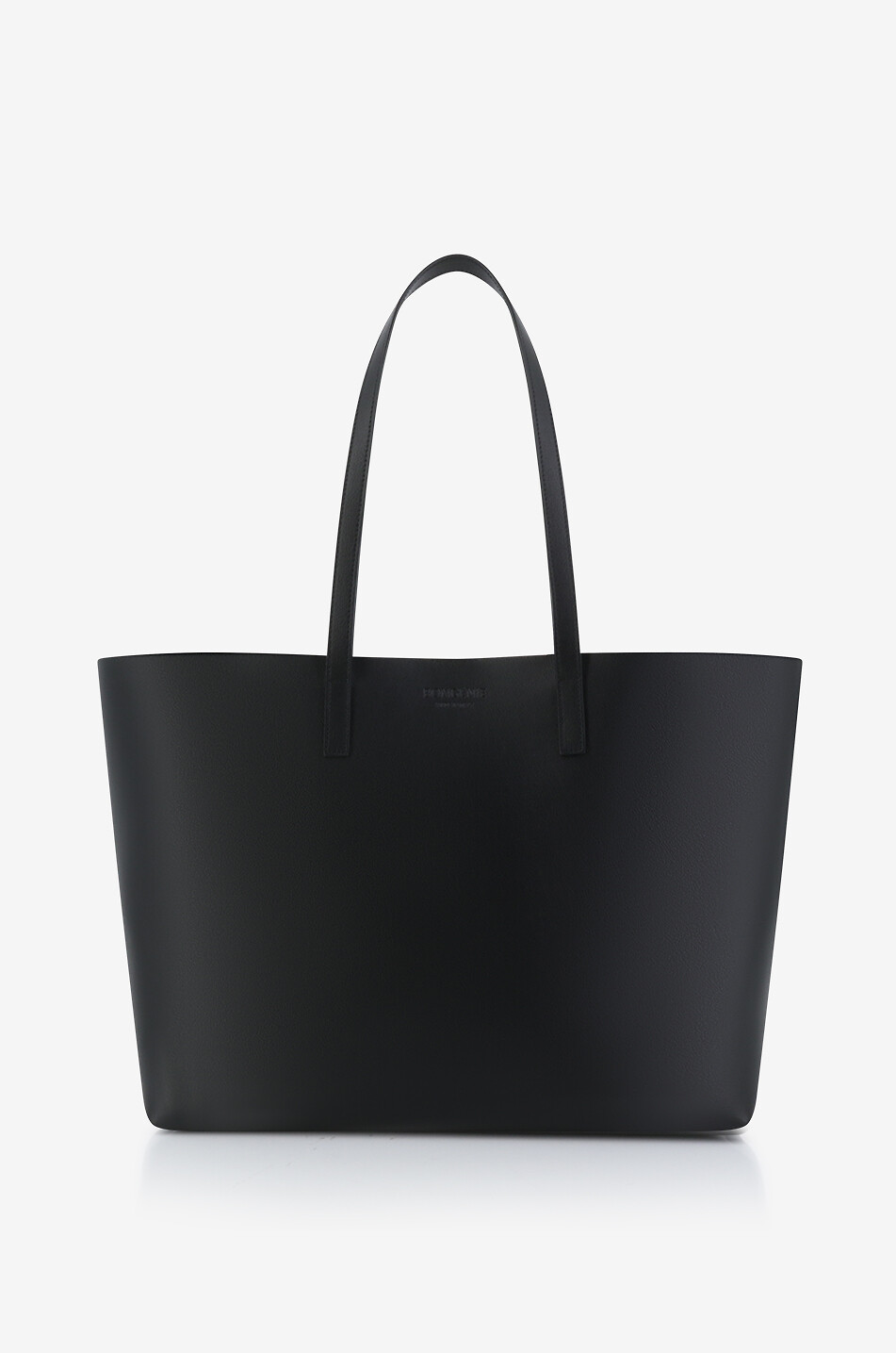 Smooth leather tote bag
