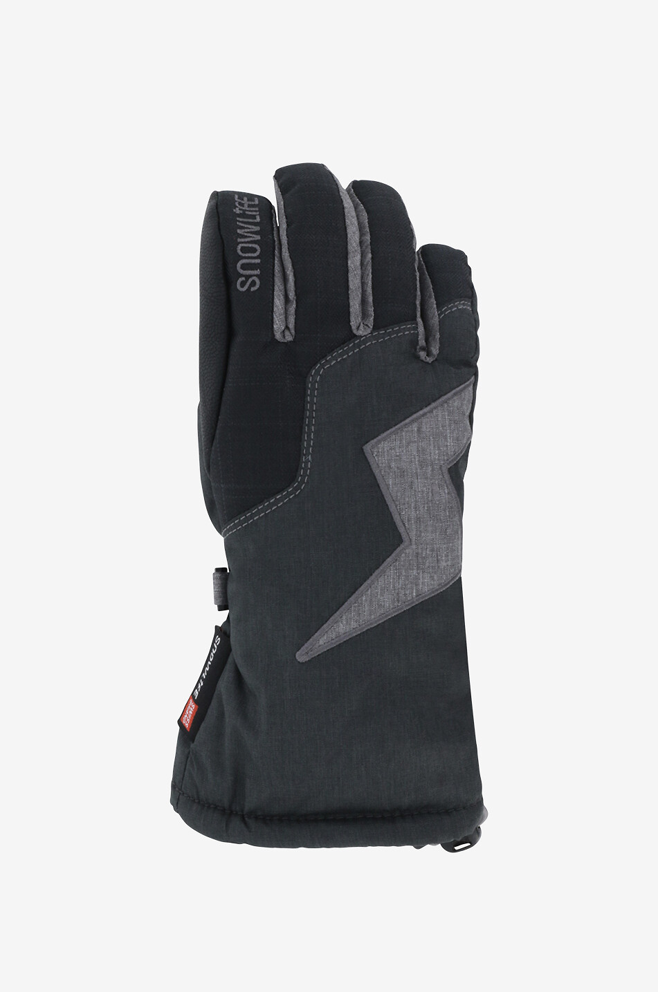 SNOWLIFE Kinder-Skihandschuhe Sirius DT Unisex SCHWARZ 1
