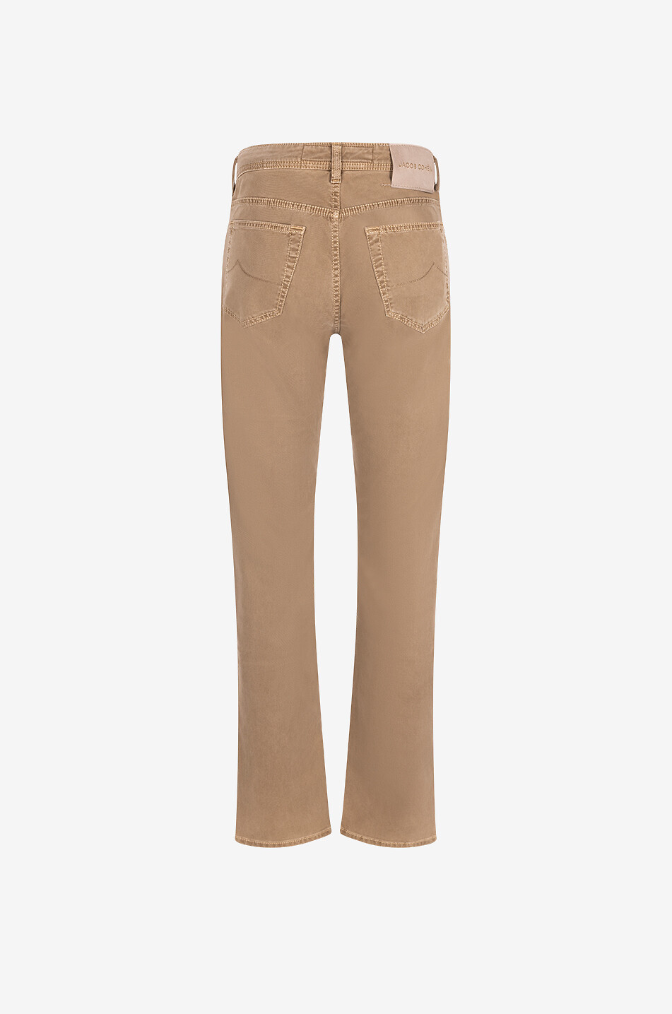 Bard dyed cotton and lyocell straight-leg jeans