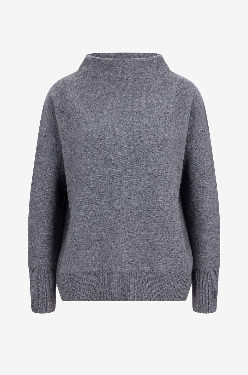 Cashmere mock collar jumper