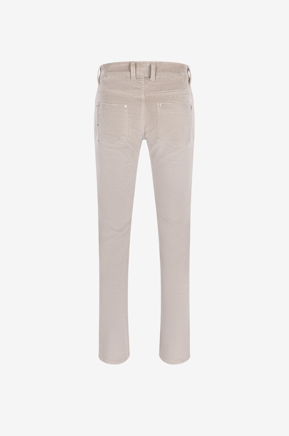 ACE DENIM AD 35 cotton and cashmere corduroy slim fit jeans Men BEIGE 2