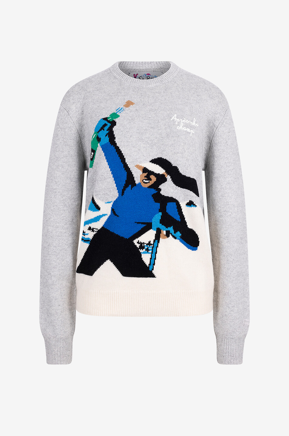 New Queen wool and viscose round-neck jumper