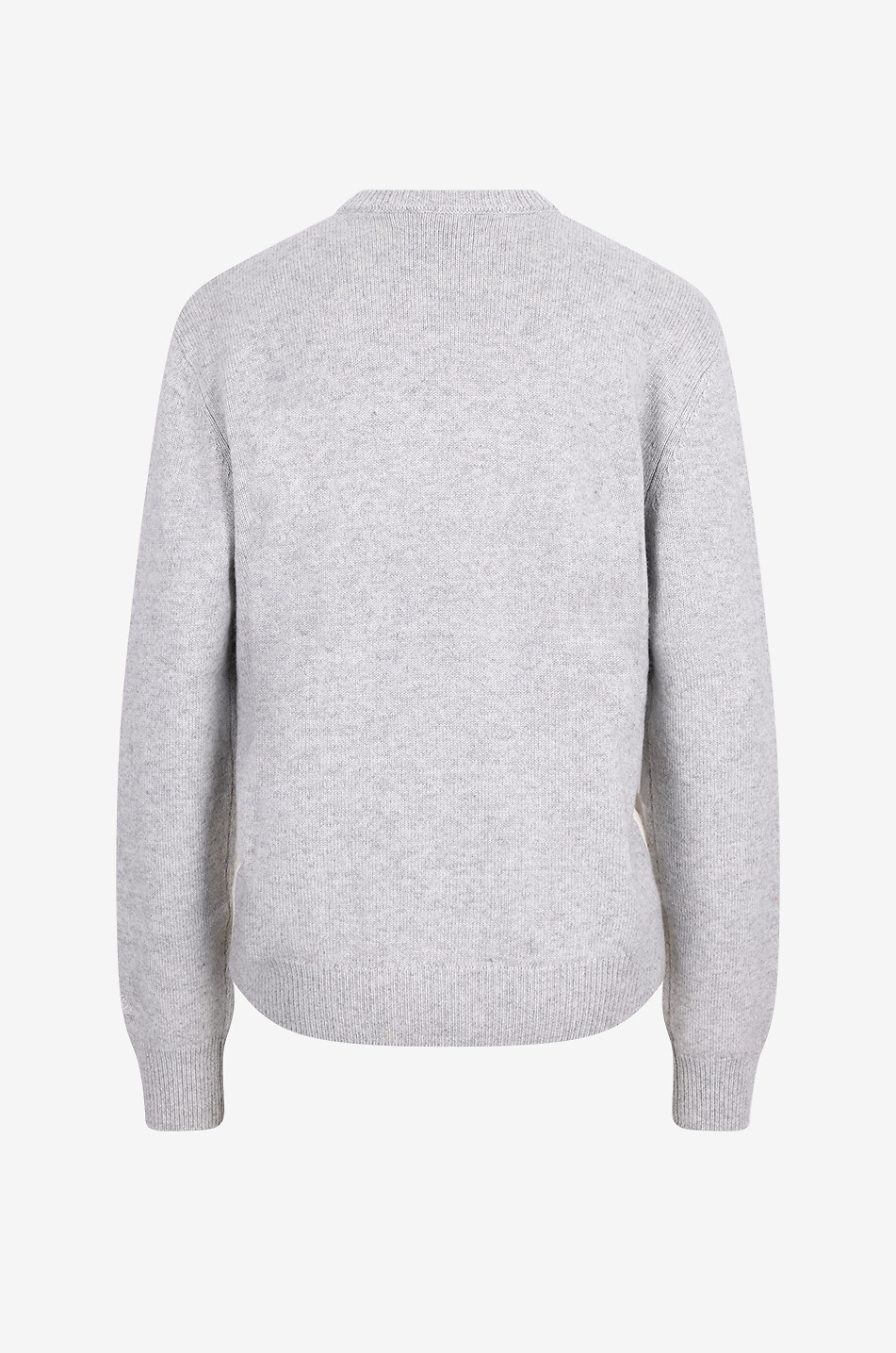 MC2 SAINT BARTH New Queen wool and viscose round-neck jumper Women GREY 2