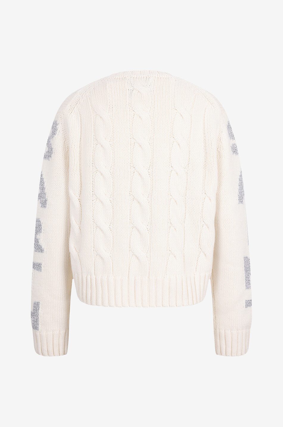 MC2 SAINT BARTH Pull à col rond en laine et viscose Malmo Femme BLANC 2