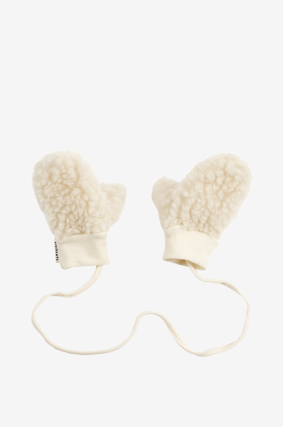 Milk Mittens baby gloves in shearling effect