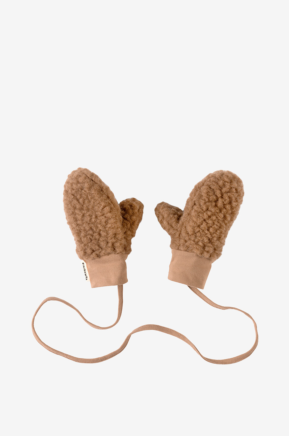BINIBAMBA Moufles bébé effet peau lainée Bruno Mittens Bébé MARRON 1