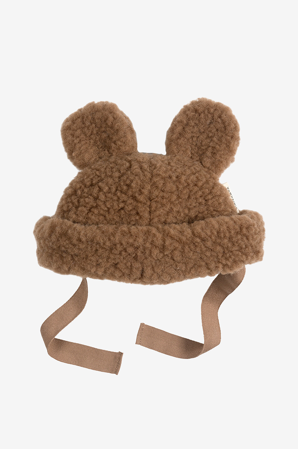 BINIBAMBA Bonnet bébé en laine Bruno Teddy Bébé MARRON 1
