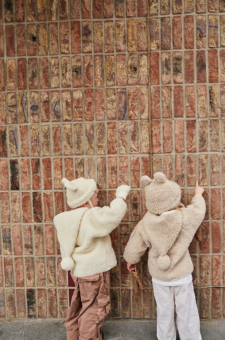 Milk Teddy baby wool beanie