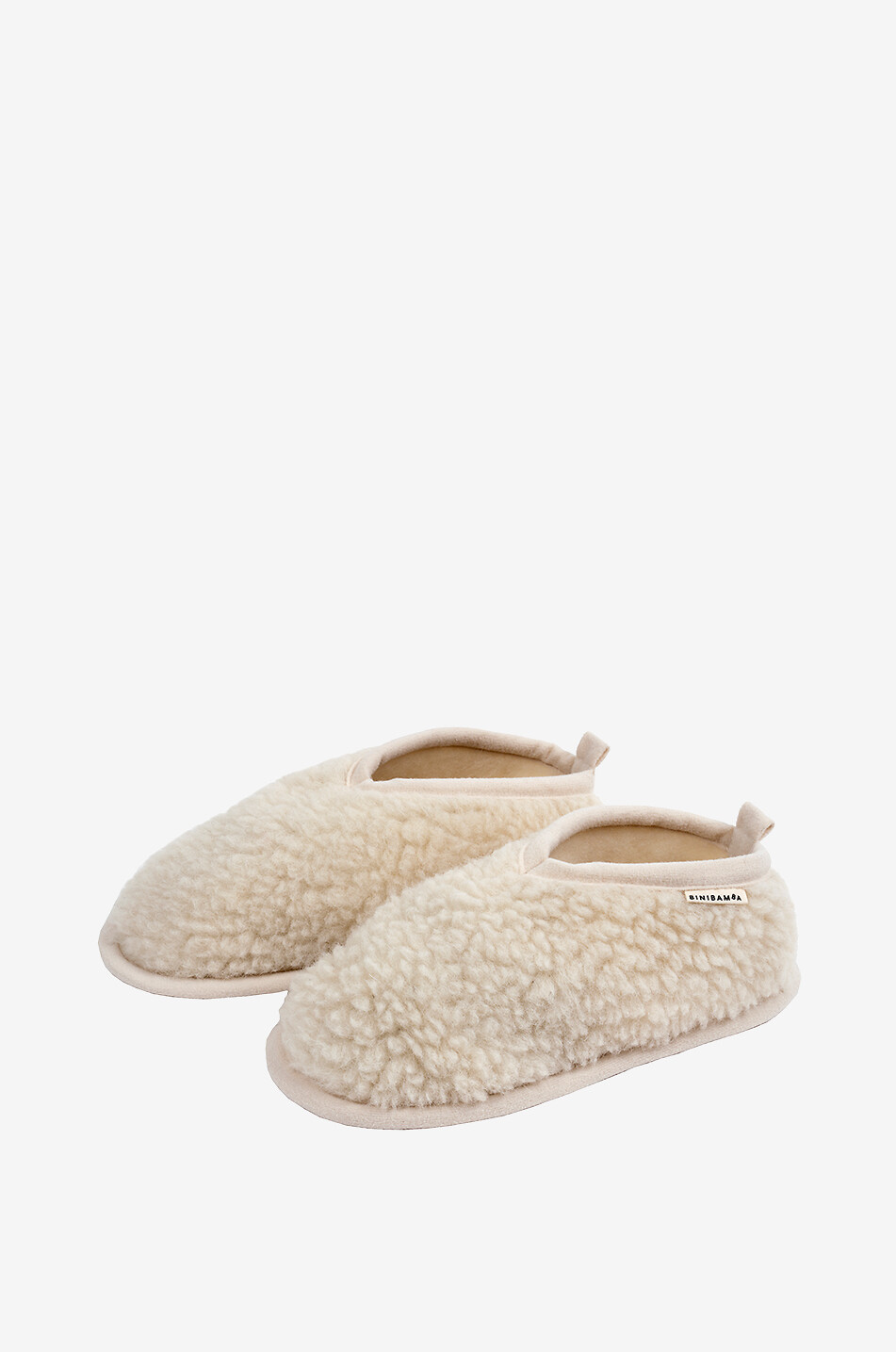 Chaussons en laine et daim Mama Milk Booties