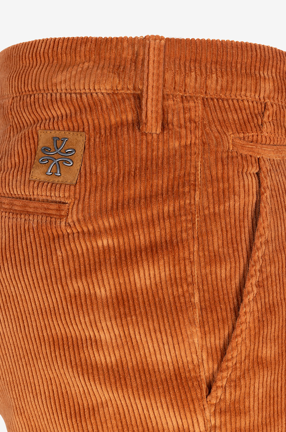 Slim-Fit-Hose aus Baumwoll- und Kaschmircord Bobby