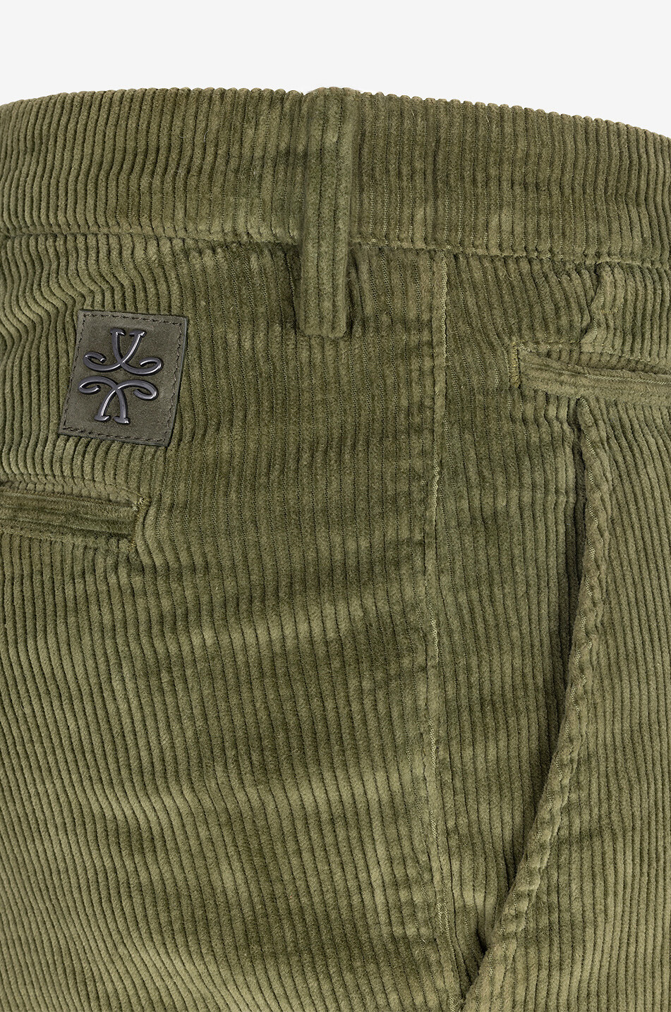 Bobby cotton and cashmere corduroy slim fit trousers