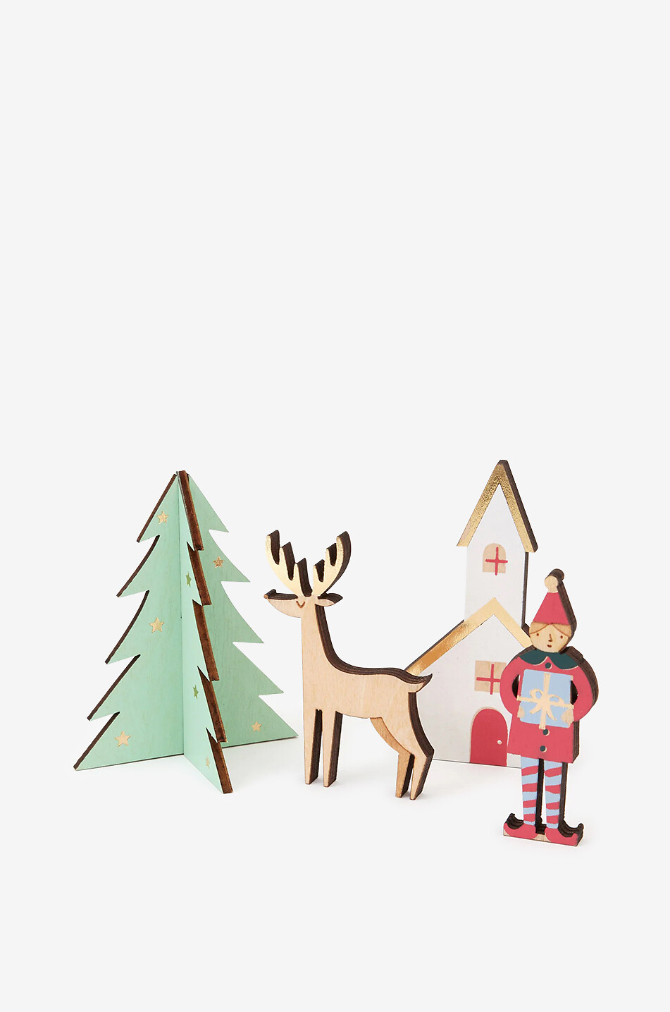 MERI MERI Calendrier de l'avent Festive Village Bébé Incolore 2