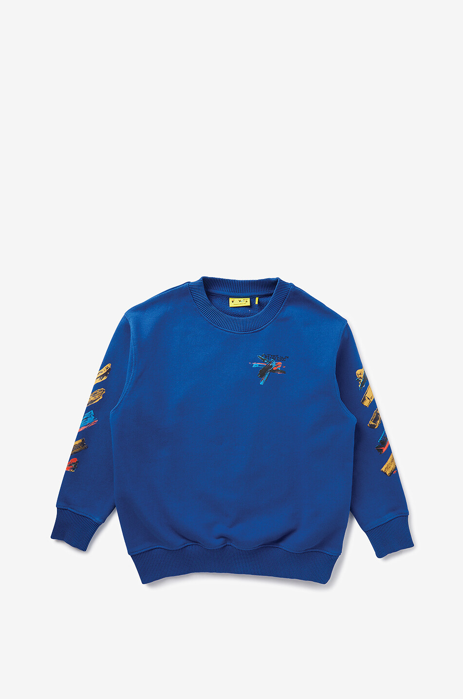 OFF WHITE Sweat-shirt en coton garçon Arrow Garçon BLEU 1