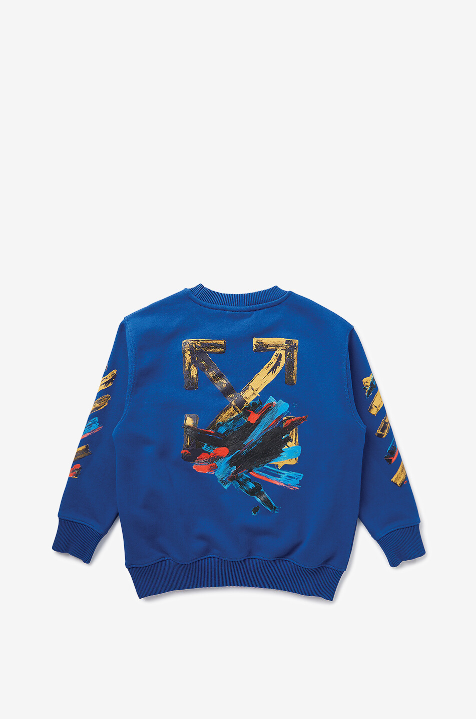 OFF WHITE Sweat-shirt en coton garçon Arrow Garçon BLEU 2