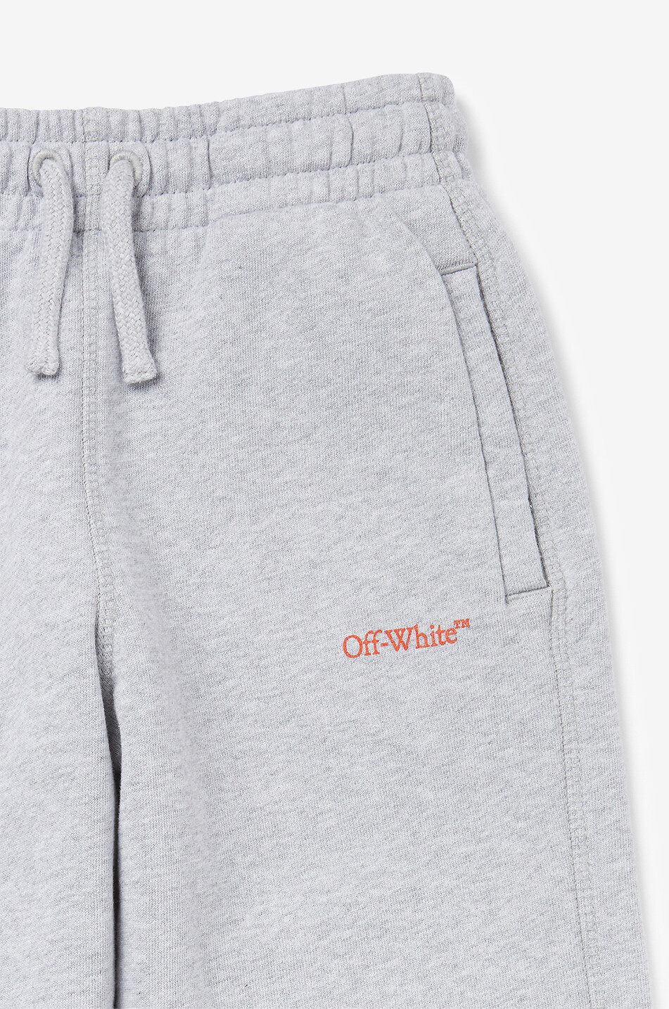 OFF WHITE Pantalon de jogging en coton enfant Bookish Garçon GRIS CLAIR 3