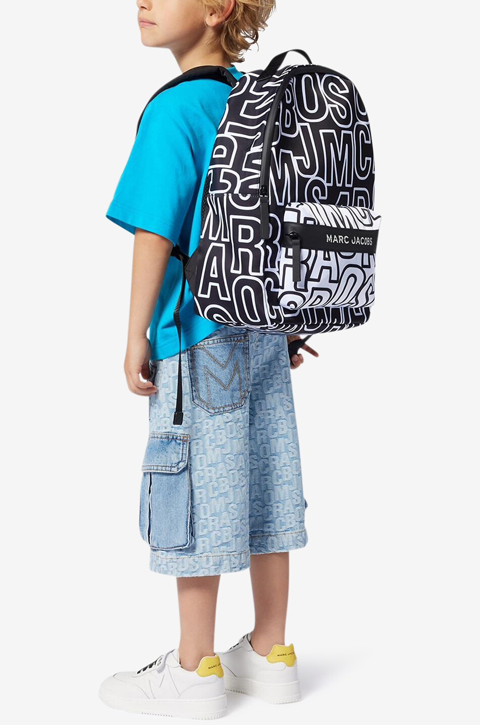 MARC JACOBS Sac à dos en nylon garçon Monogram Garçon NOIR 3