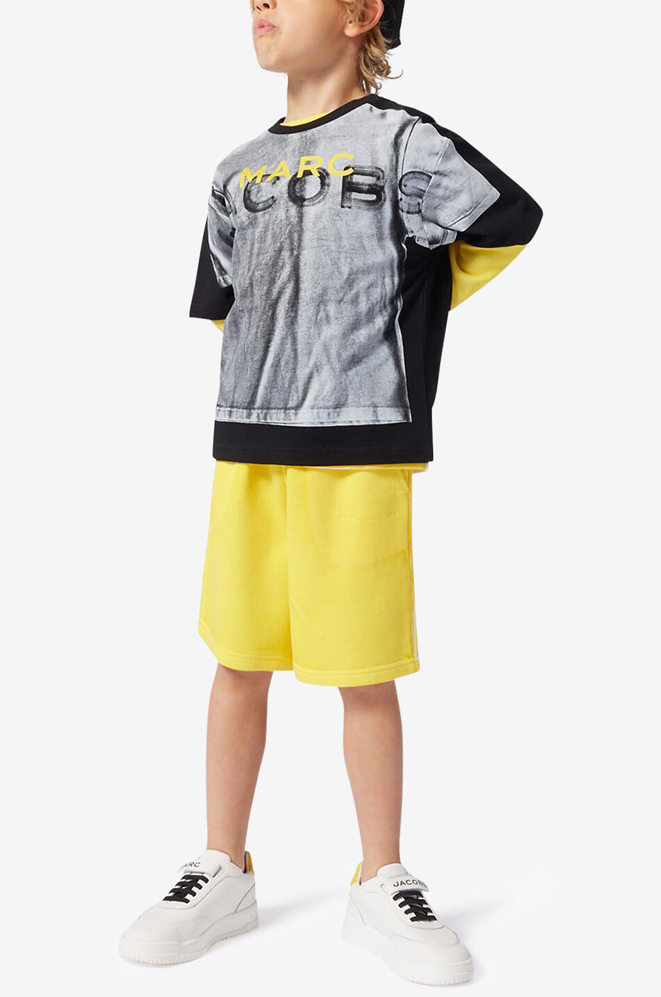 T-shirt à manches courtes garçon Logo Tee Trompe-L'oeil