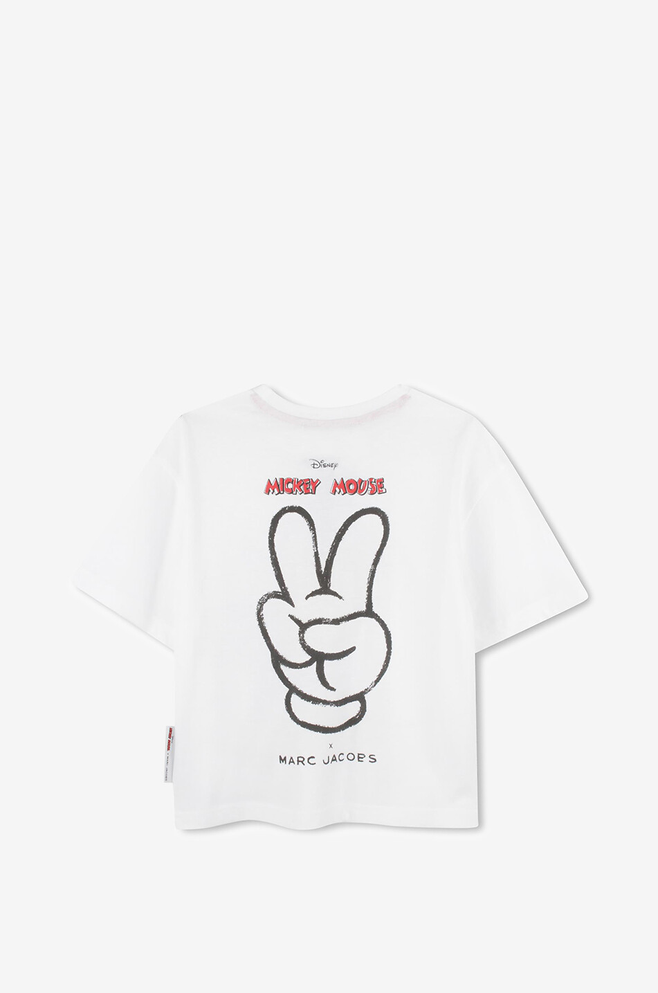 MARC JACOBS Jungen-Kurzarm-T-Shirt Mickey Mouse Junge WEISS 2