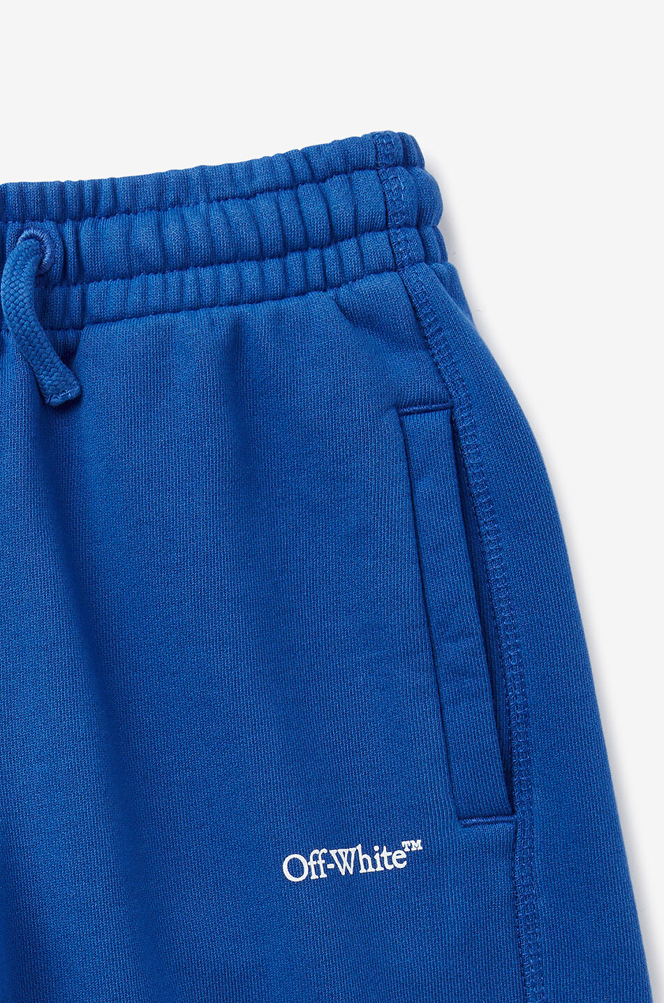 OFF WHITE Short en coton garçon Bookish Garçon BLEU 3