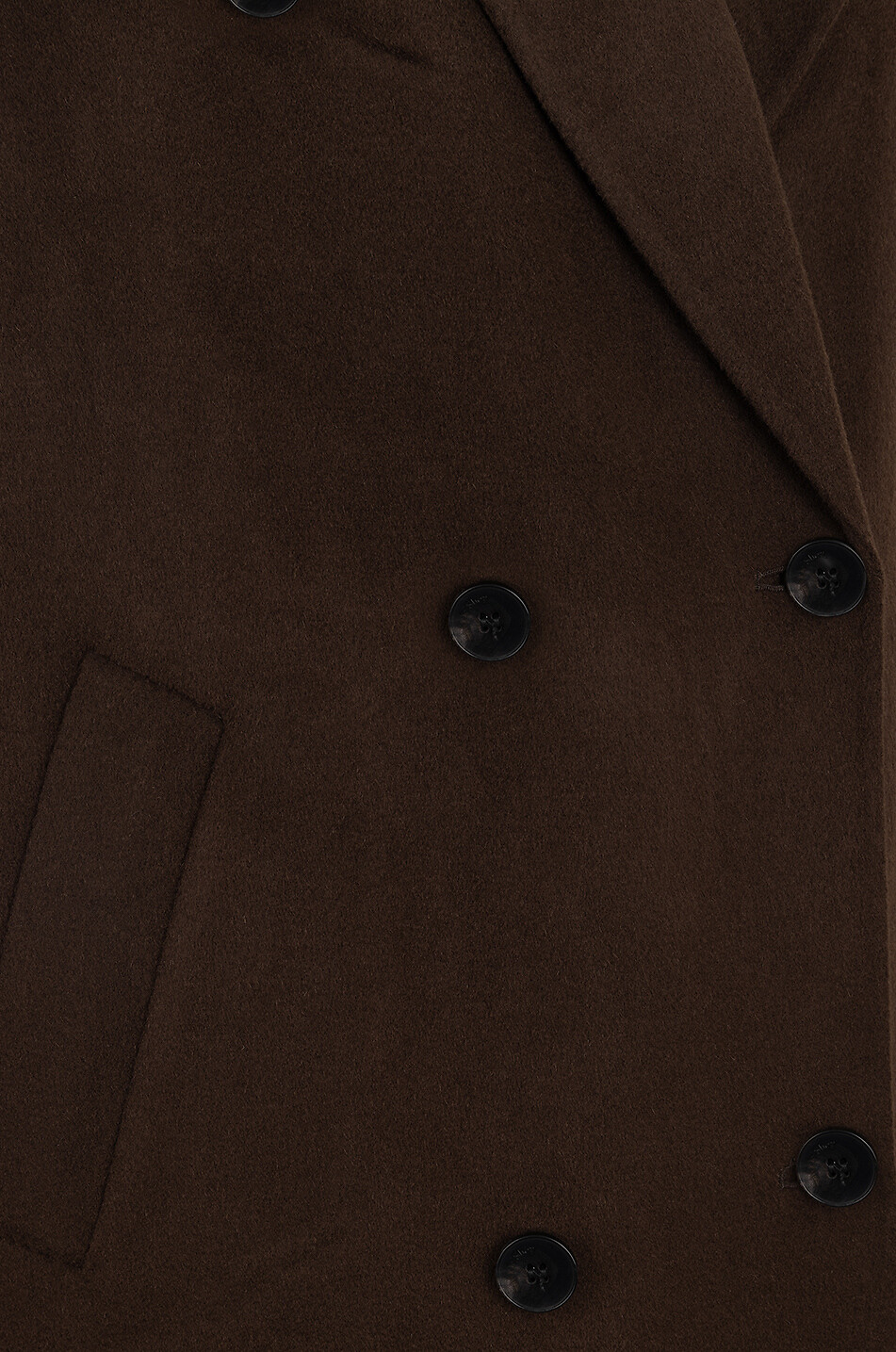 THE FRANKIE SHOP Gaia double-breasted wool long coat Women BROWN 3