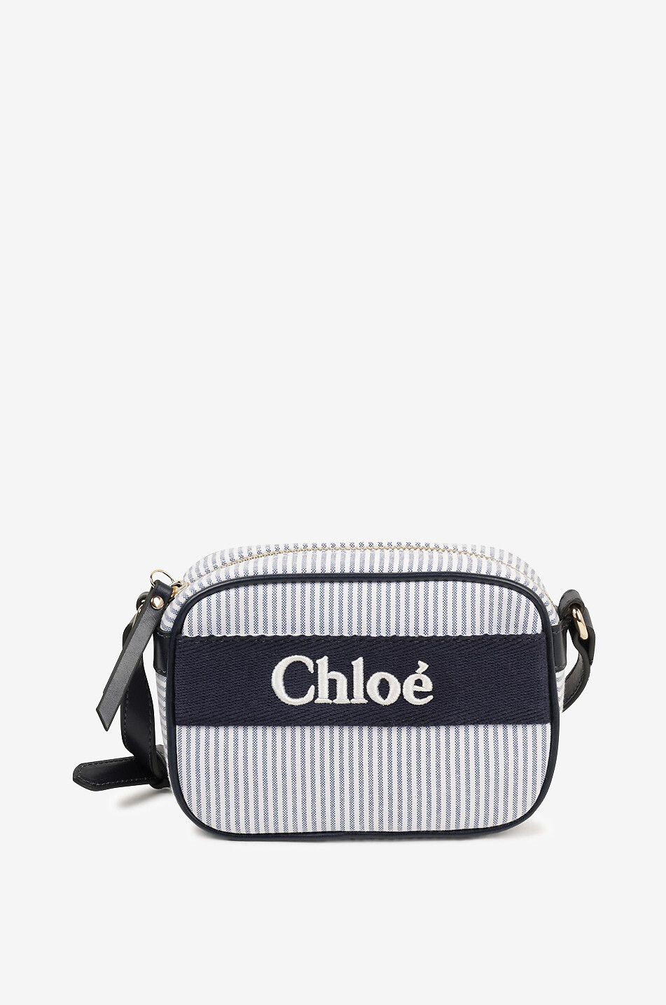 Chloé Camera girls' striped fabric shoulder bag