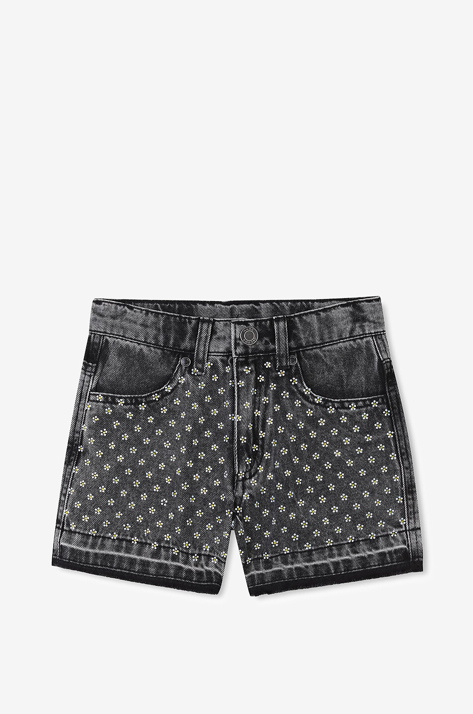 MARC JACOBS Short en denim fille Sparkling Daisies Fille NOIR 1