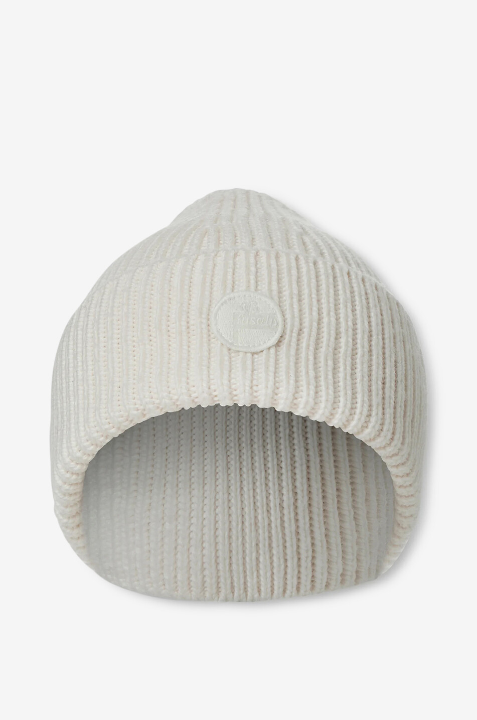 Rippstrickmütze aus Wolle Knit Beanie