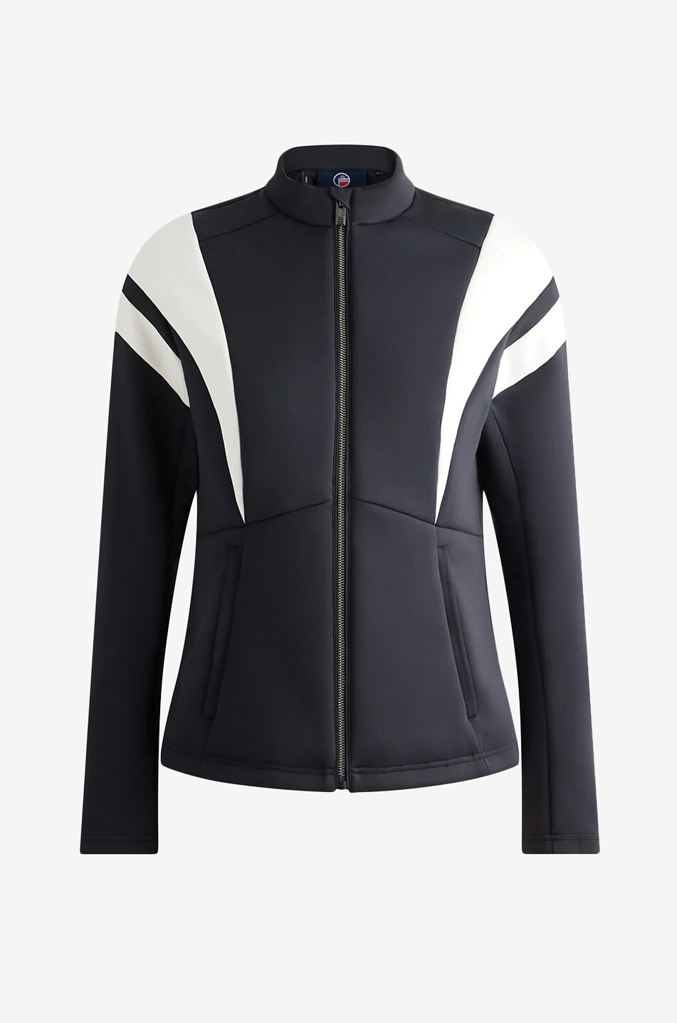 Edda interlock mid-layer jacket